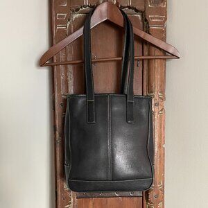 Coach Hampton Lunch Tote (7776) - Black Leather - Excellent Condition